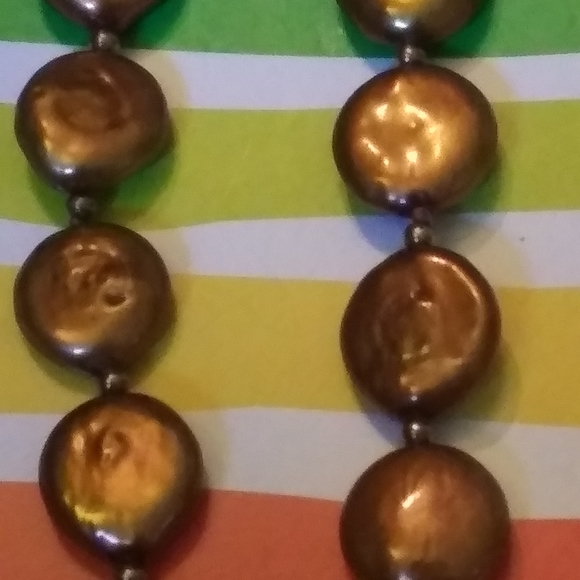 Sterling/925 BAROQUE PEARL Necklace - Picture 3 of 3